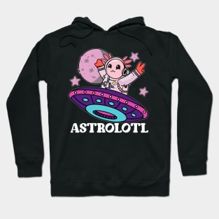 Astrolotl Axolotl Astronauts Funny Chubby Axolotl Kawaii Hoodie